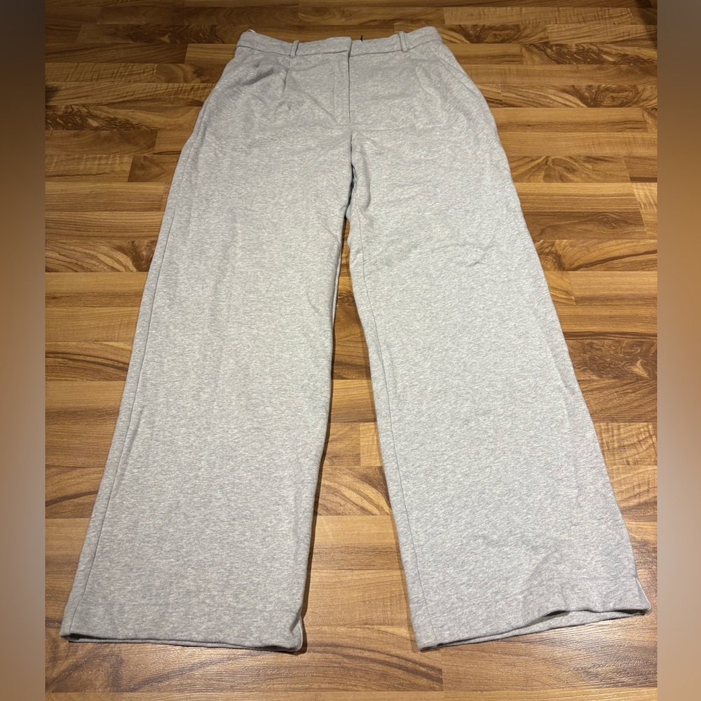 Babaton Gray Wide Leg Pants
